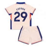 Camisa de Futebol Chelsea Wesley Fofana #29 Equipamento Secundário Infantil 2024-25 Manga Curta (+ Calças curtas)